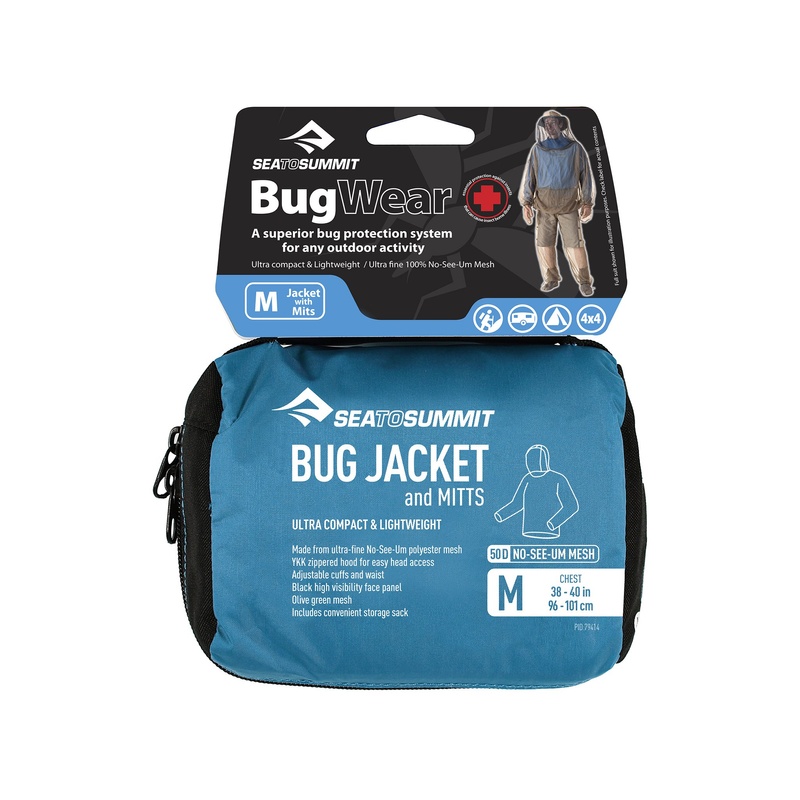 Куртка от комаров с перчатками Sea To Summit Bug Jacket Olive, M (STS ABUGJMMD)