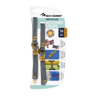 Стяжний ремінь Sea To Summit Accessory Strap With Hook Buckle Grey, 1 м x 10 мм (STS ATDASH101.0)