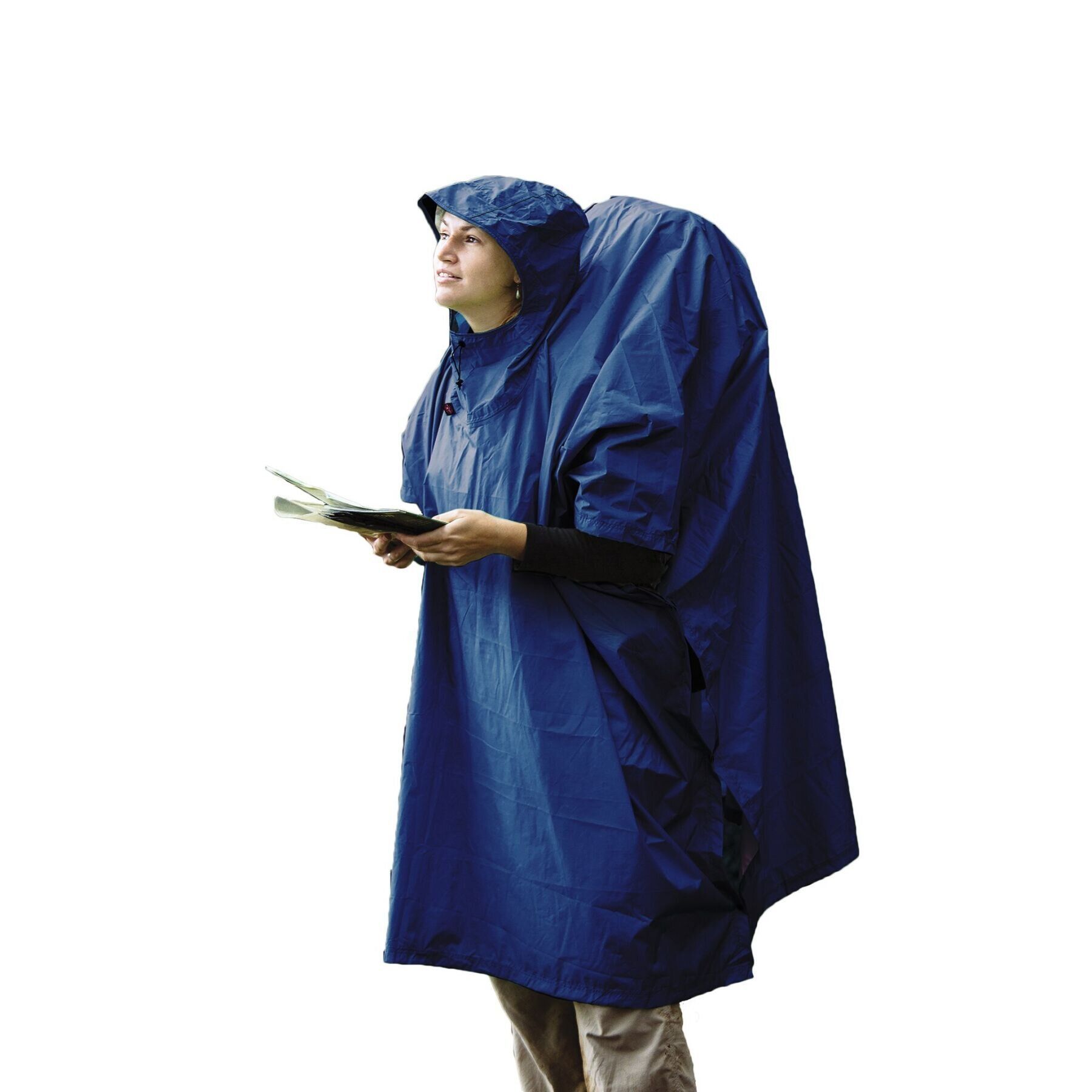 【未使用】マウンテンリサーチ Penta Tarp ペンタ Дождевик-тент Sea To Summit Tarp Poncho Blue, 265 х 145 см (STS