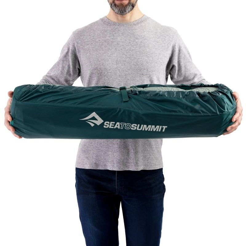 Коврик самонадувающийся Sea to Summit Comfort Deluxe Self Inflating Mat, Rain Forest, Large Rectangular Wide (STS 002908)