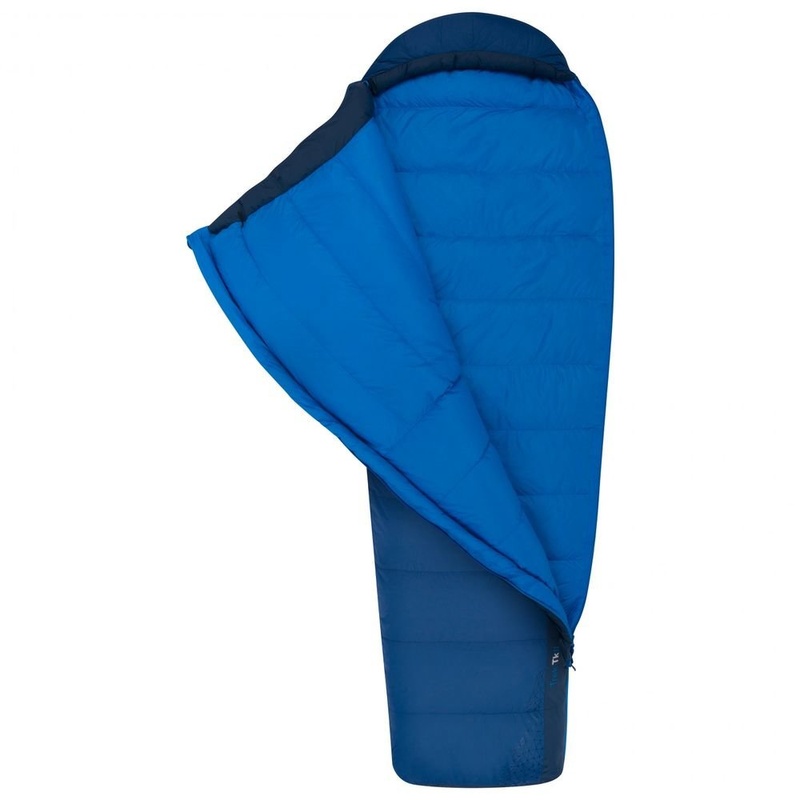 Спальний мішок Sea To Summit Trek TkIII Ultra Dry (-5/-11°C), 183 см - Left Zip, Blue (STS ATK3-R700L-UD)