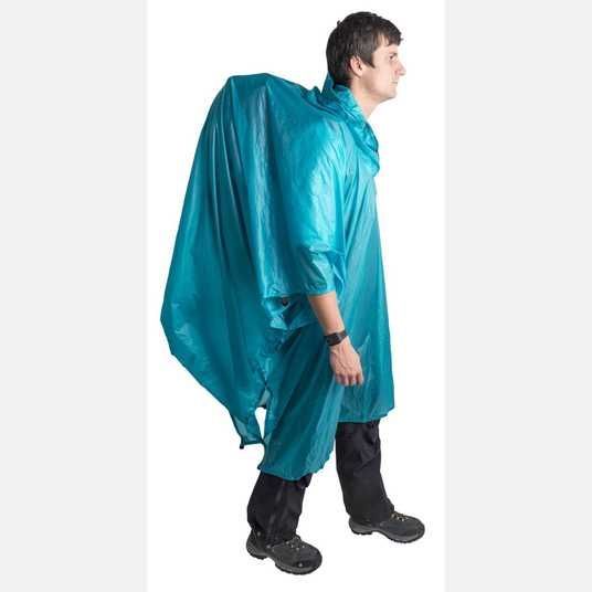 サミット 15P Дождевик-пончо Sea To Summit Ultra-Sil 15D Tarp Poncho Blue, 265 х