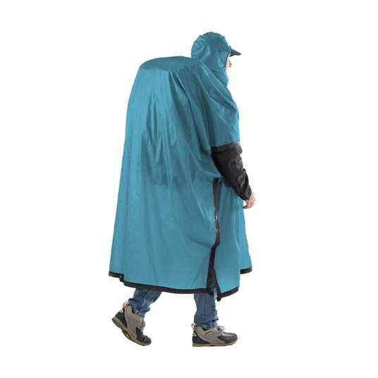 Дождевик-пончо Sea To Summit Ultra-Sil 15D Tarp Poncho Blue, 265 х