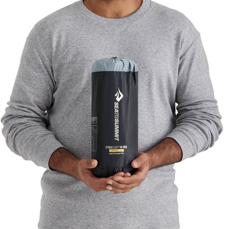 Килимок надувний Sea to Summit Ether Light XR Pro Insulated ASC Mat, Pirate Black, Regular Rectang Wide, 183х64х10см (STS ASL051142-290103)