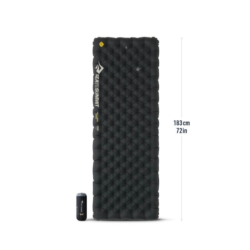 Килимок надувний Sea to Summit Ether Light XR Pro Insulated ASC Mat, Pirate Black, Regular Rectang Wide, 183х64х10см (STS ASL051142-290103)