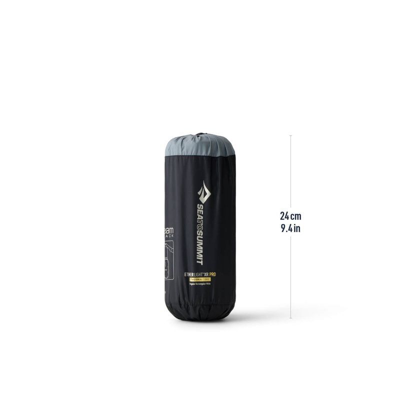 Килимок надувний Sea to Summit Ether Light XR Pro Insulated ASC Mat, Pirate Black, Regular Rectang Wide, 183х64х10см (STS ASL051142-290103)