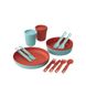 Набор посуды Sea to Summit Passage Dinnerware Set, 2P, 14 Piece, Spicy Orange/Aqua Sea Blue (STS ACK037051-122123)