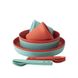 Набір посуду Sea to Summit Passage Dinnerware Set, 2P, 14 Piece, Spicy Orange/Aqua Sea Blue (STS ACK037051-122123)