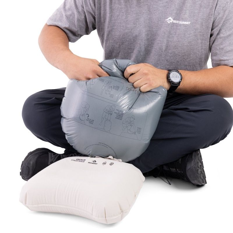 Надувна подушка Sea to Summit Aeros Ultralight Pillow, 12x45x31см, Aqua Sea (STS 045302)