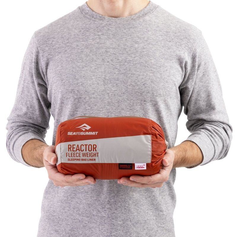 Вкладиш в спальник Sea to Summit Reactor Fleeceweight Liner, Regular 185 см, Picante (STS 053402)
