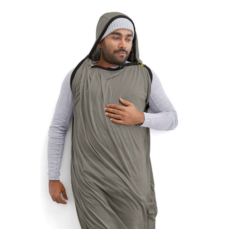 Вкладиш в спальник Sea to Summit Reactor Lightweight Liner, Long 198 см, Pewter (STS 053203)
