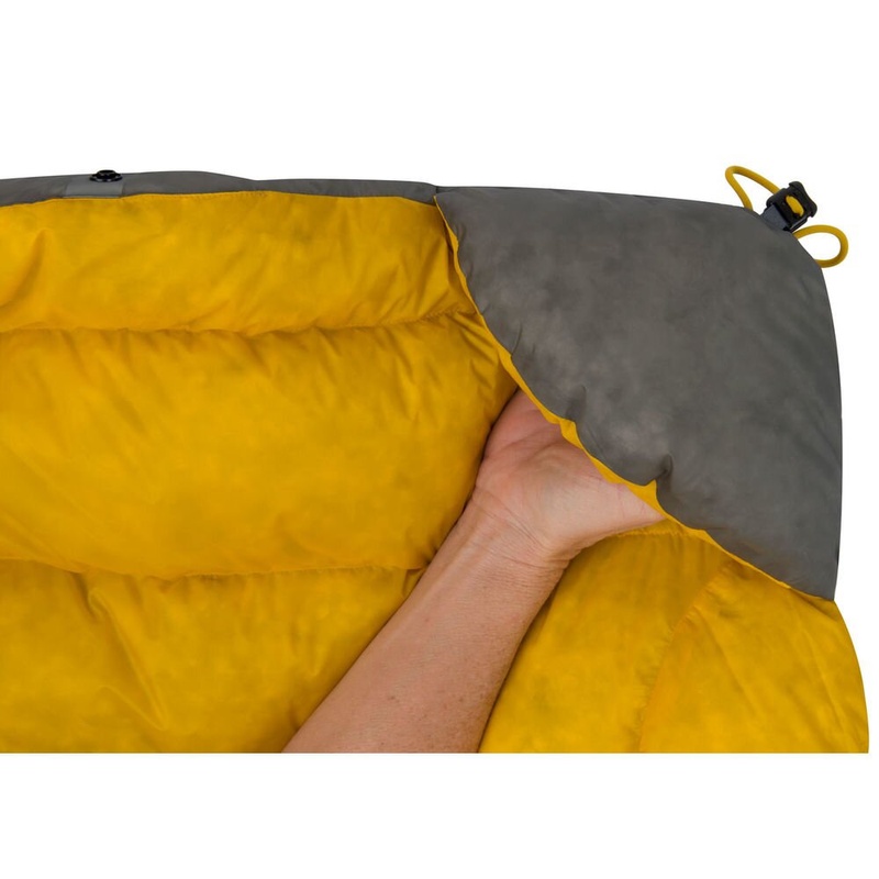 Спальний мішок-квілт Sea To Summit Ember Series Eb3 Ultra Dry (-4/-10°C), 183 см, Grey/Yellow (STS AEB3- R500-UD)