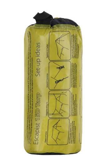 Тент Sea to Summit Escapist 15D Tarp, 300х300 см, Lime (STS