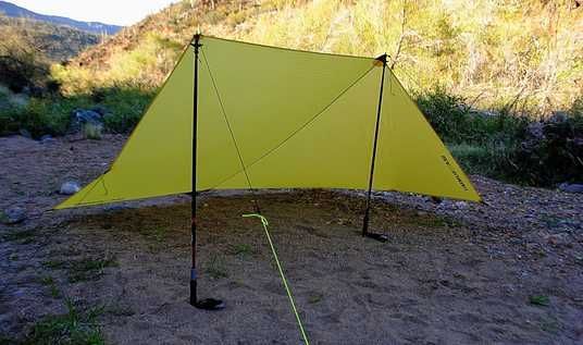 Тент Sea to Summit Escapist 15D Tarp, 300х300 см, Lime (STS