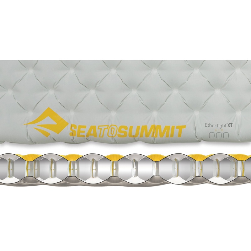 Надувной коврик Sea to Summit Ether Light XT Mat, 168х55х10см, Grey (STS AMELXT)