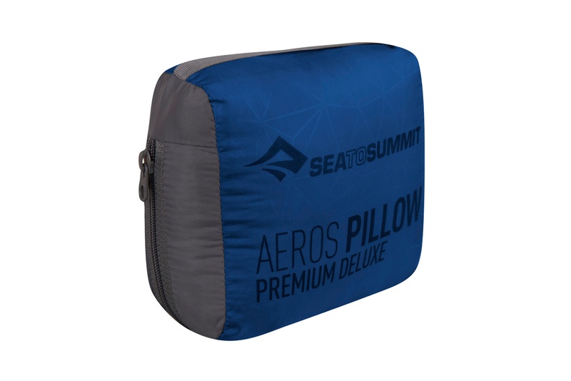 Надувна подушка Sea To Summit Aeros Premium Pillow Deluxe, 14х56х36см, Navy (STS APILPREMDLXNB)