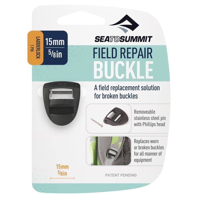 Пряжка Sea to Summit Replacement Buckle Ladderlock 1 Pin Black, 15mm (STS AZ165810)