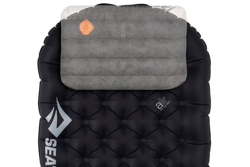 Килимок надувний Sea to Summit Ether Light XT Extreme Mat, Black/Orange, Regular, 183x55x10см (STS AMELXTEXMR)