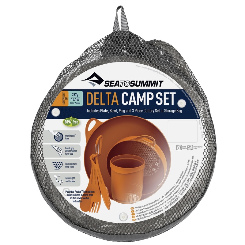 Набір посуду Delta Camp Set Orange від Sea to Summit (STS ADSETOR)