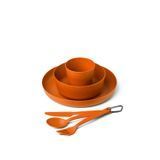 Набор посуды Sea to Summit Camp Dinnerware Set w/ Mesh Sack, 1P, 6 Piece, Burnt Orange (STS 054304)