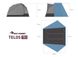 Палатка трехместная Sea to Summit Telos TR3 Pro, Mesh Inner, Sil/Sil, Blue (ATS2040-03180207)
