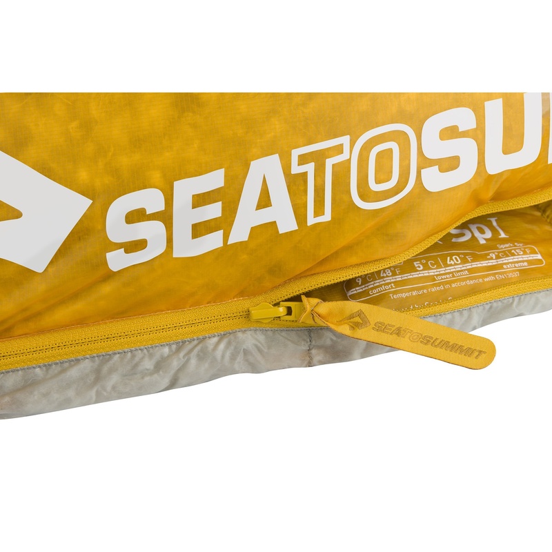 Спальний мішок Sea To Summit Spark SpO (14/10°C), 198 см - Left Zip, Yellow (STS ASP0-L)