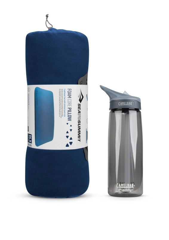 Подушка складана Sea to Summit Foam Core Pillow, Deluxe, 16х56х36см, Navy (STS APILFOAMDLXNB)