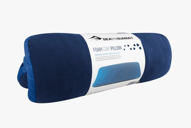 Подушка складана Sea to Summit Foam Core Pillow, Deluxe, 16х56х36см, Navy (STS APILFOAMDLXNB)