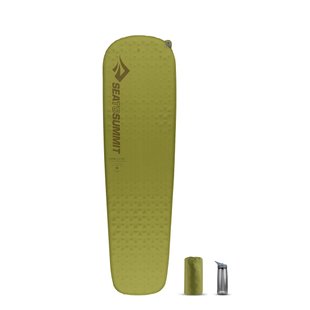 Самонадувающийся коврик Sea to Summit Camp Mat, 183х51х3.8см, Olive (STS AMSICMR)