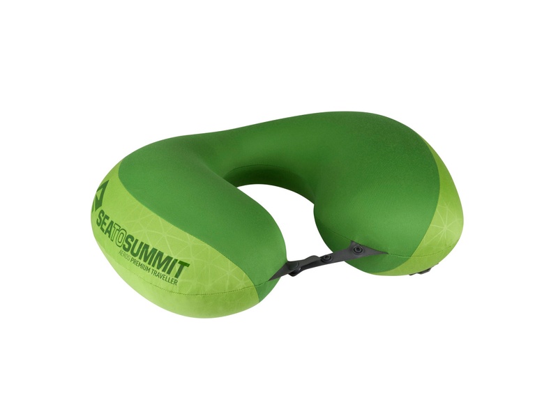 Надувная подушка Sea To Summit Aeros Premium Pillow Traveller, 11х39х29см, Lime (STS APILPREMYHALI)