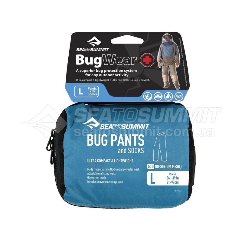 Штаны от комаров Sea To Summit Bug Pants Olive, L (STS ABUGPSLG)