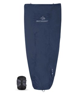 Спальний мішок-квілт Sea to Summit Glow Gw1 Quilt, Long (10/4°C), 198 см, Dark Sapphire/Grey (STS AGW1-L)