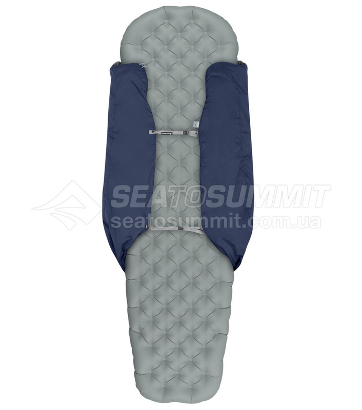 Спальный мешок-квилт Sea to Summit Glow Gw1 Quilt, Long (10/4°C), 198 см, Dark Sapphire/Grey (STS AGW1-L)