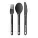 Набір столових приборів Sea To Summit Alpha Light Cutlery Set Grey (STS ACUTALSET3)
