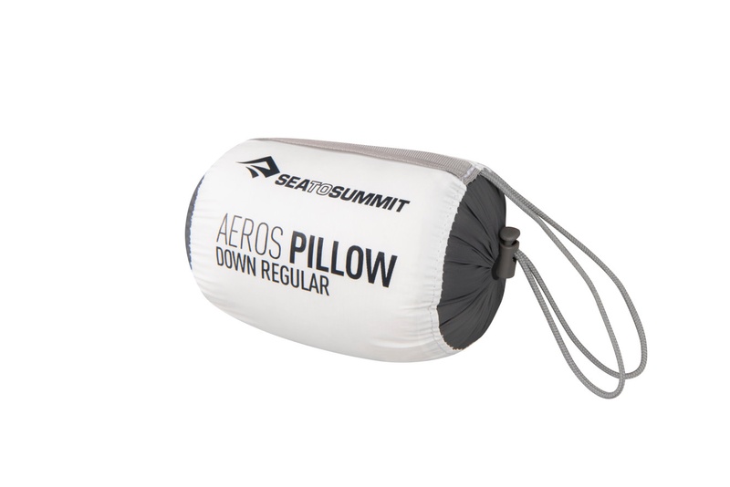 Надувна подушка с пухом Sea To Summit Aeros Down Pillow, 12х34х24см, Grey (STS APILDOWNRGY)