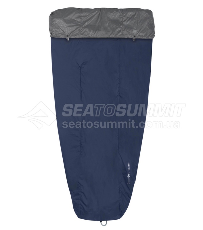Спальный мешок-квилт Sea to Summit Glow Gw1 Quilt, Regular (10/4°C), 183 см, Dark Sapphire/Grey (STS AGW1-R)