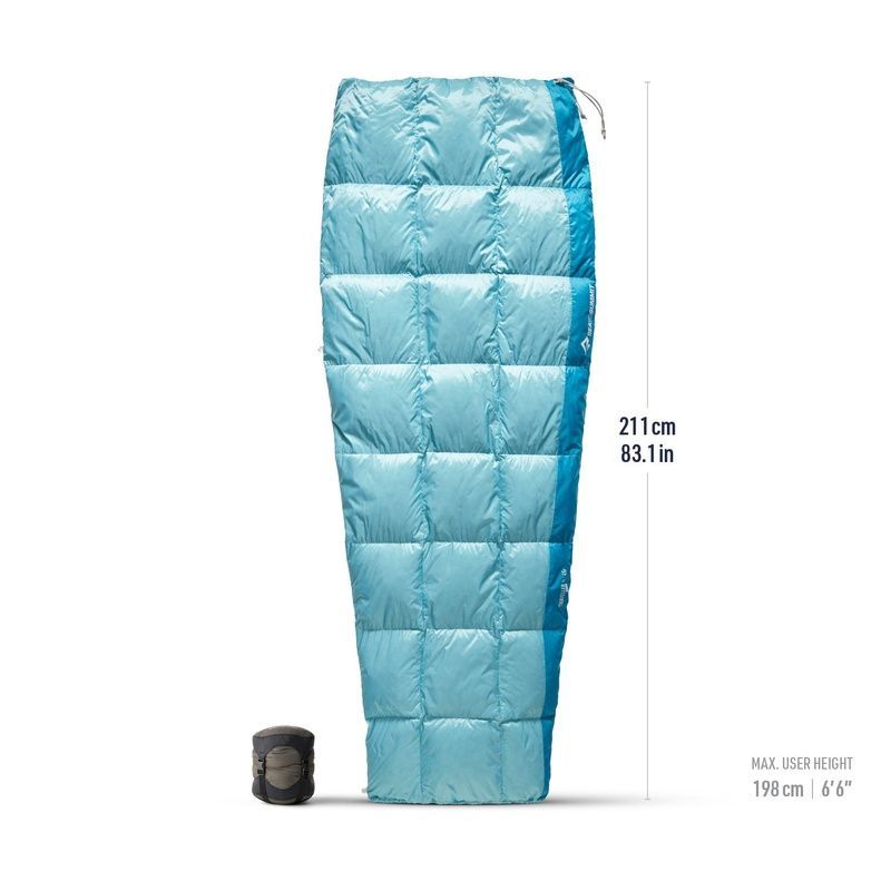 Спальный мешок Sea to Summit Traveller 7/11 Сᵒ, 198 - Right Zip, Aqua Sea (STS ASL041062-210202)