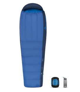 Спальний мішок Sea To Summit Trek TKI (5/-1°C), 198 см - Left Zip, Bright Blue/Denim (STS ATK1-L)