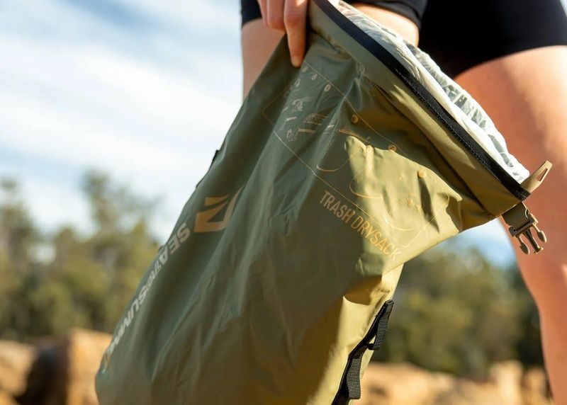 Гермочехол для мусора Trash Dry Bag, Burnt Olive, 10 L (STS 044401)