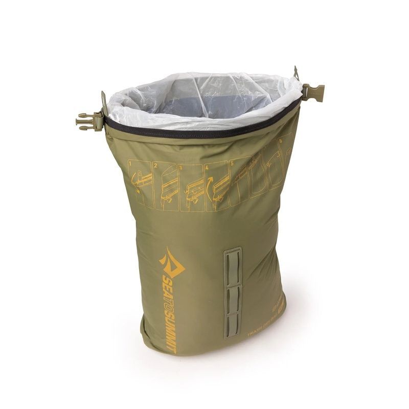Гермочехол для мусора Trash Dry Bag, Burnt Olive, 10 L (STS 044401)