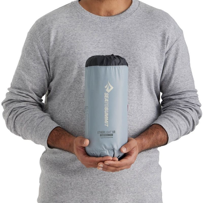 Килимок надувний Sea to Summit Ether Light XR Insulated ASC Mat, Dark Gray, Regular Rectang Wide, 183х64х10см (STS ASL051152-291703)